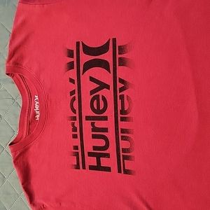 Hurley red tee size XL